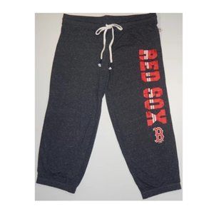 Boston Red Sox Heather Gray Capri Sweatpants